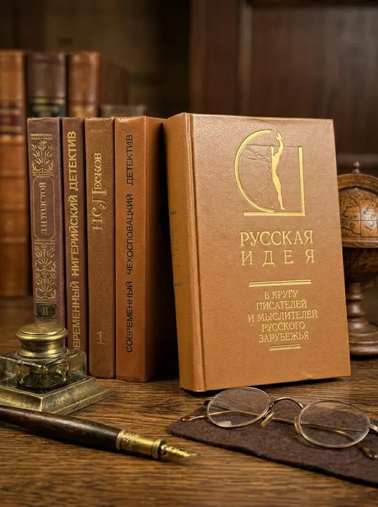 Комплект настоящих книг «Коричневый градиент» для интерьера