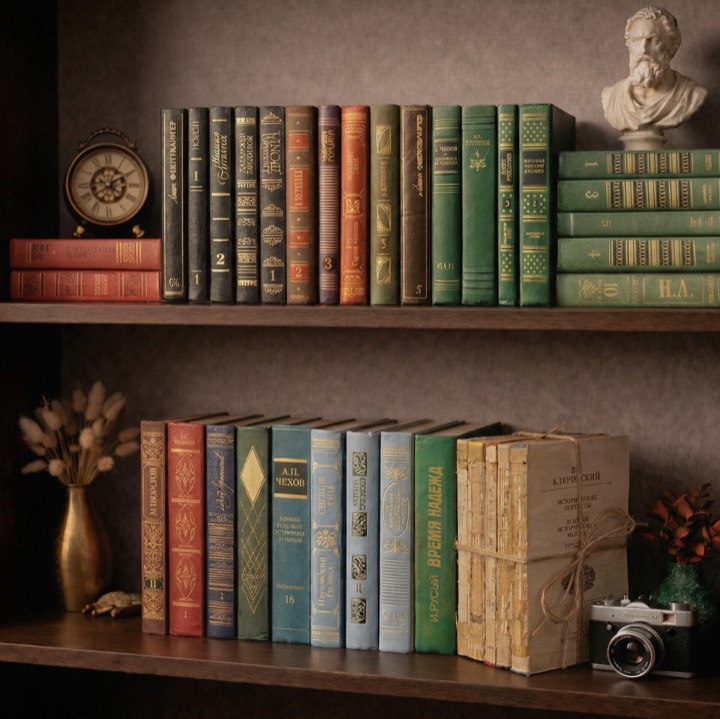 Настоящие книги в коммерческом пространстве